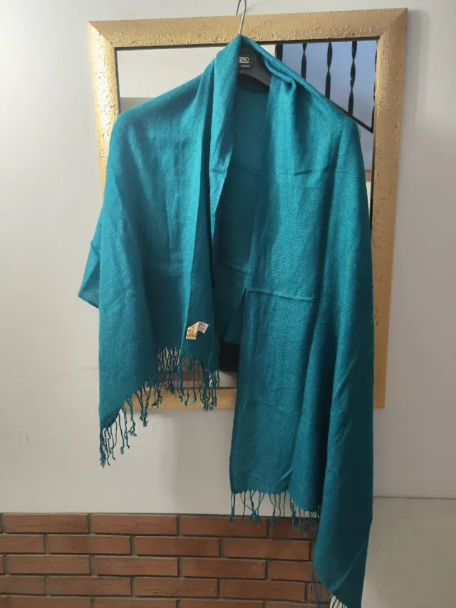 Sciarpa verde a pois