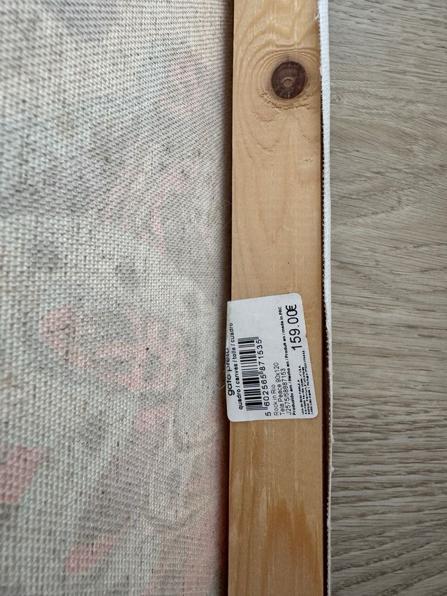 Cuadro grande mano paz multicolor 90*120