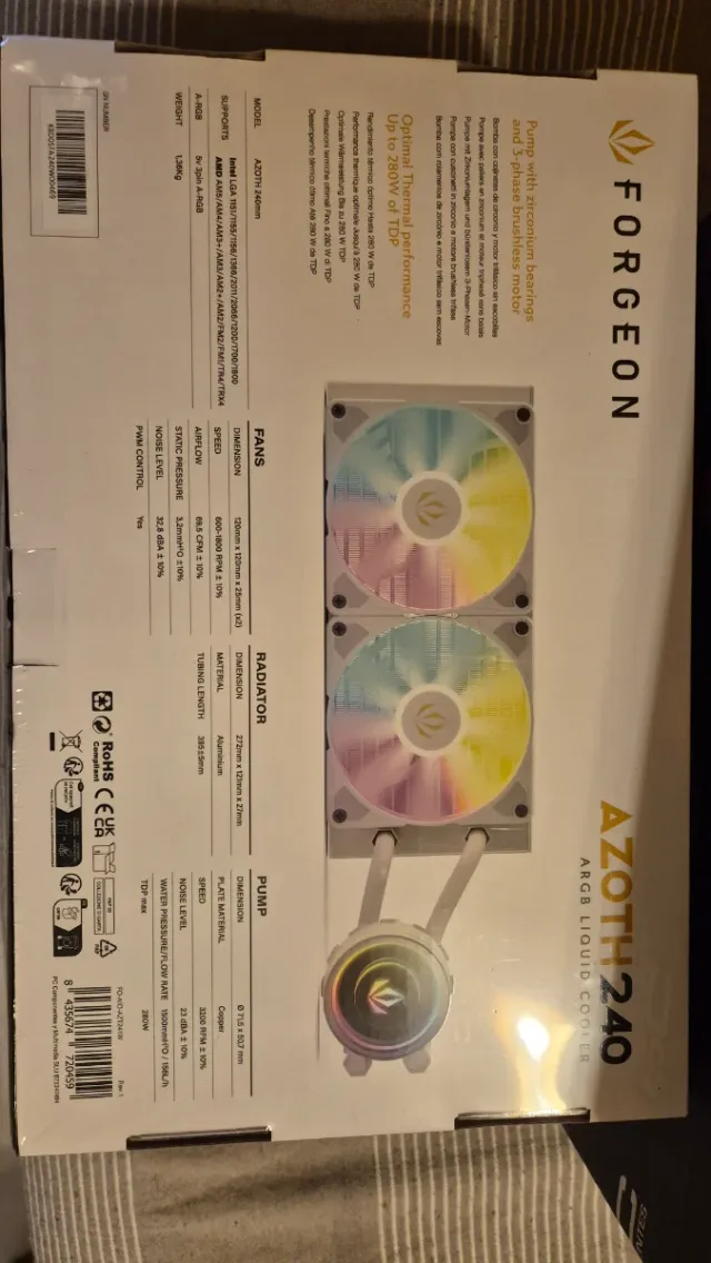 Forgeon Azoth 240 ARGB Refrigeración Líquida