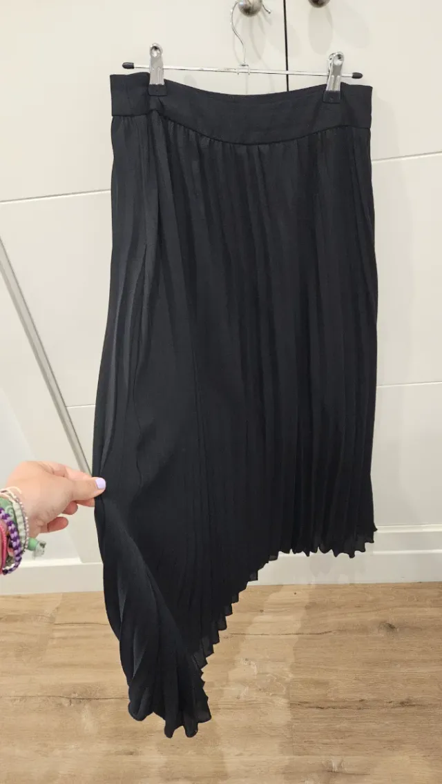 Falda larga plisada Teri Yabar Talla única