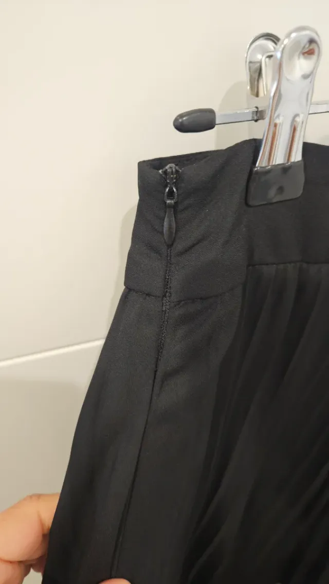 Falda larga plisada Teri Yabar Talla única