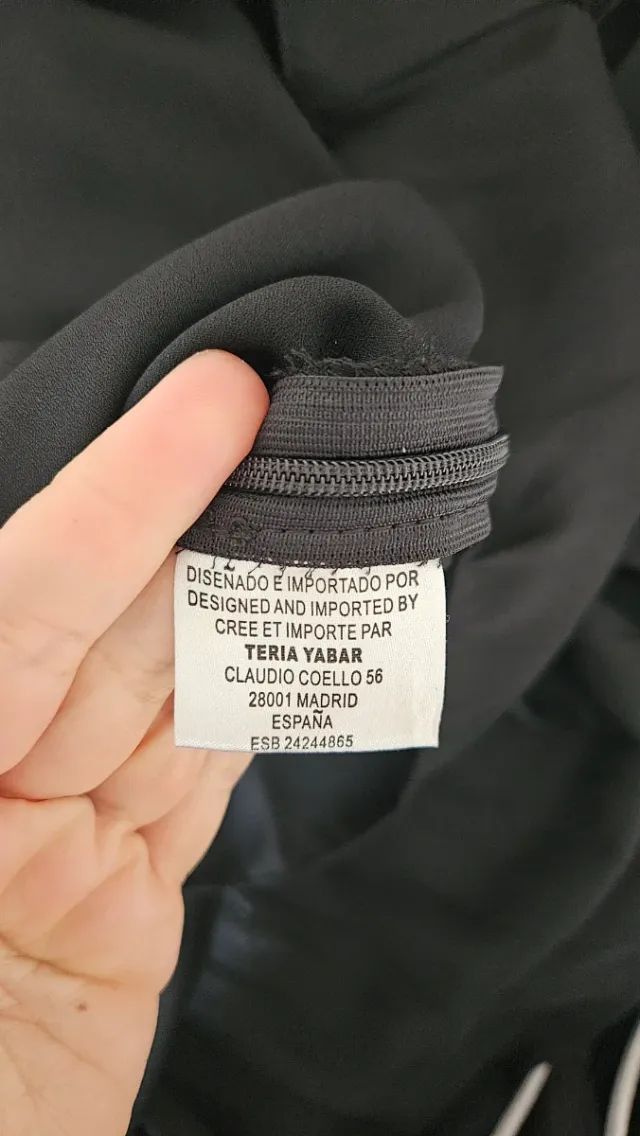 Falda larga plisada Teri Yabar Talla única