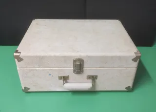 Giradischi da viaggio vintage Crosley Beige/Nero