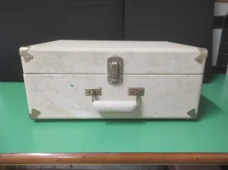 Giradischi da viaggio vintage Crosley Beige/Nero