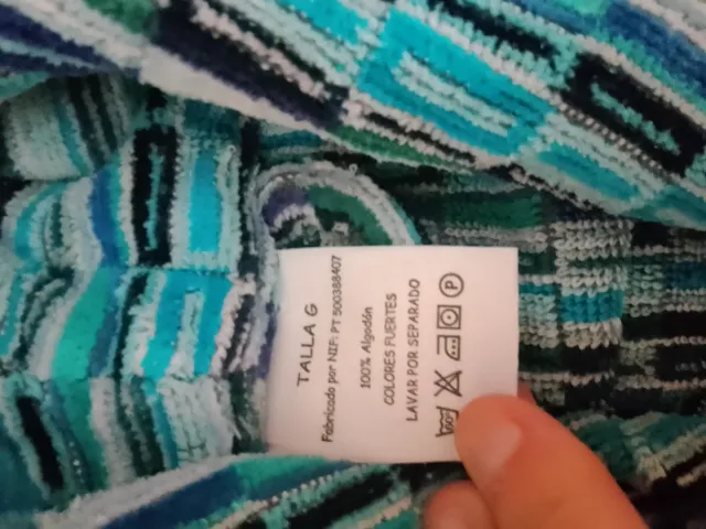 Albornoz hombre estampado