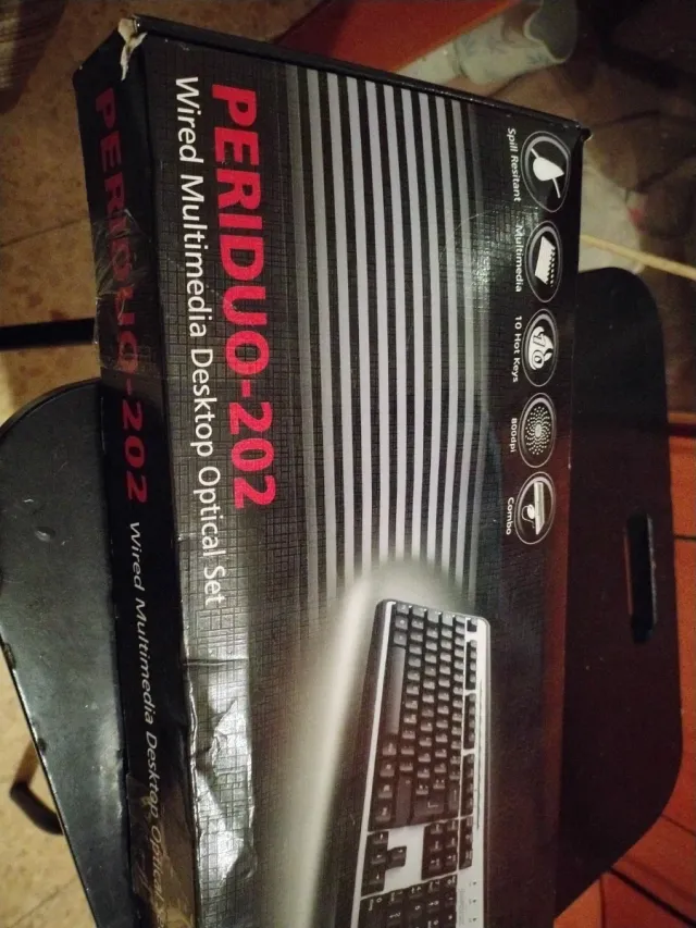 Perixx PERIDUO-202 Teclado y Ratón