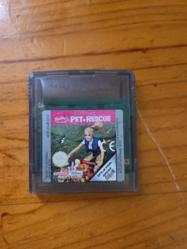 Barbie Pet Rescue Game Boy Color