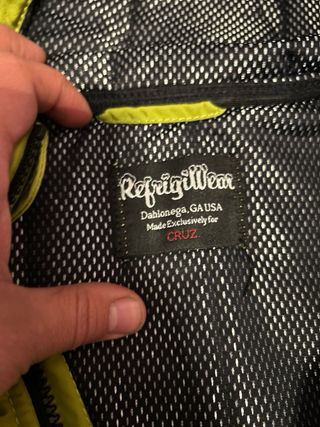 Giubbotto donna verde e nero