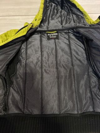 Giubbotto donna verde e nero