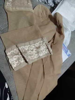 Medias de compresión Scudotex Beige