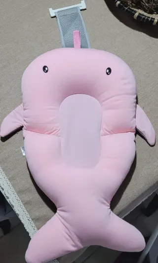 Almofada de Banho Bebé Rosa