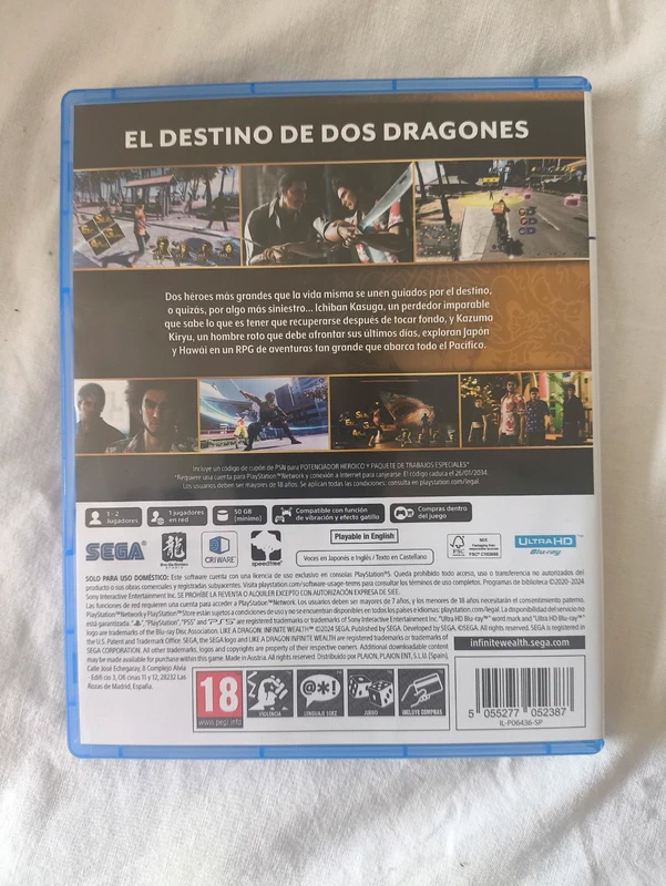 PS5 Like a Dragon: Infinite Wealth