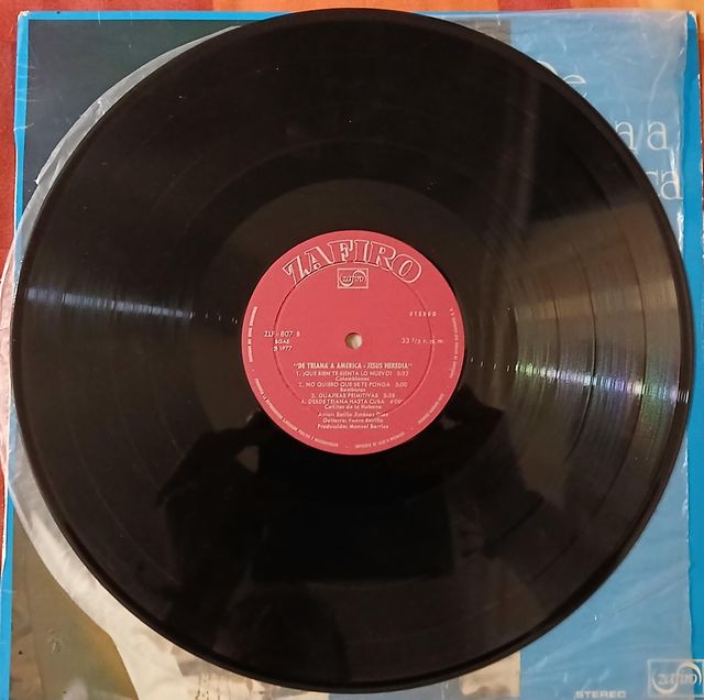 LP Jesús Heredia De Triana a América Zafiro 1977