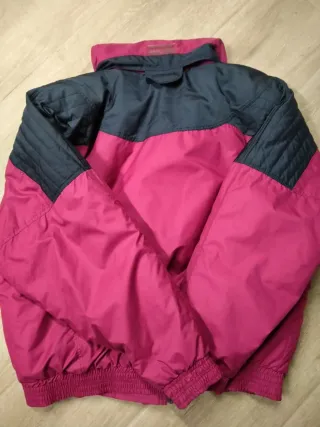 Abrigo Nieve Vintage Azul y Rosa