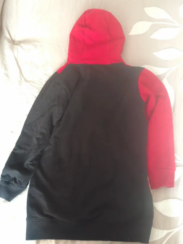 Sudadera Boboli niña roja y negra