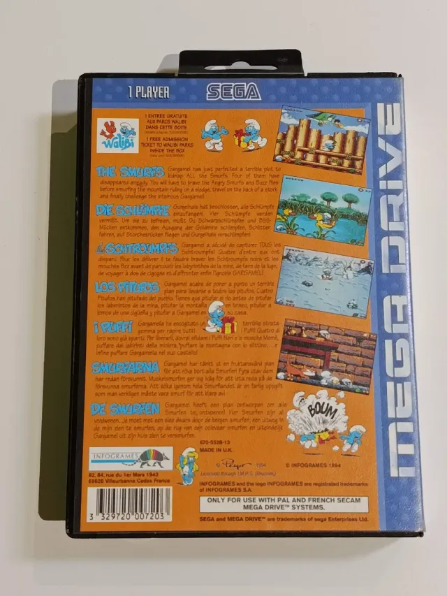 Los Pitufos Mega Drive (Sega)