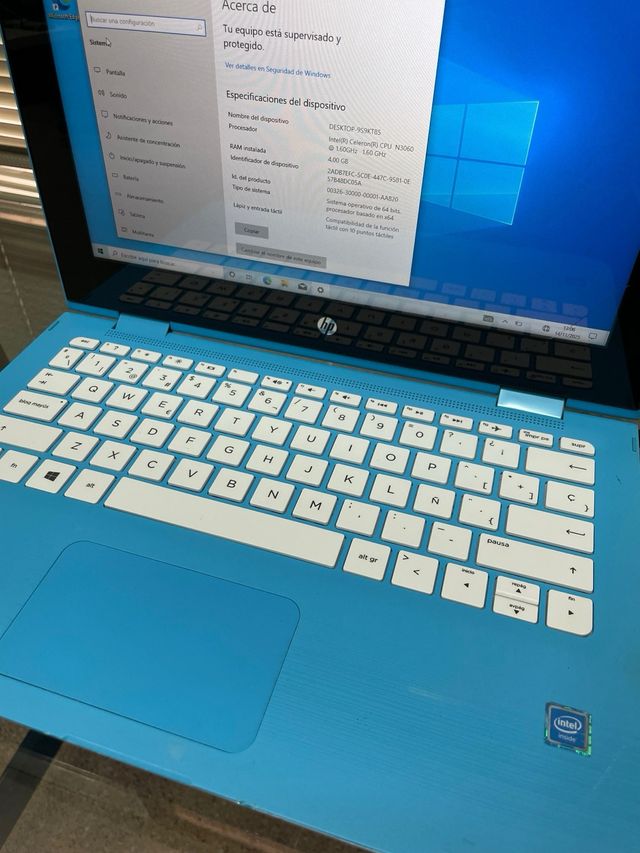 Portátil HP Stream Azul 4GBb 500GB