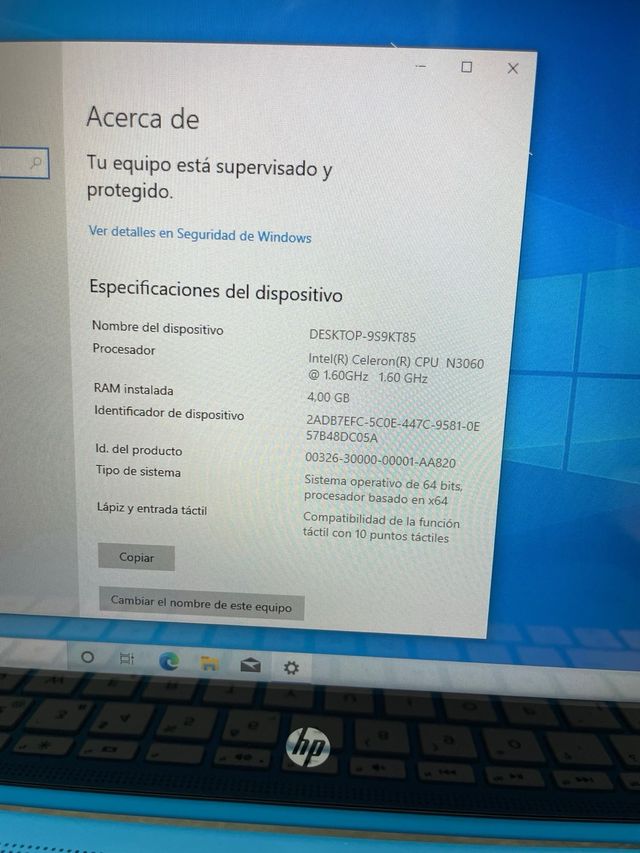 Portátil HP Stream Azul 4GBb 500GB