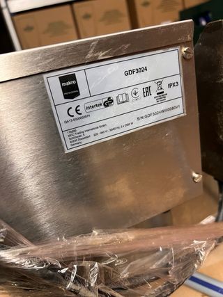 Freidora Doble Acero Inoxidable Casi Nueva