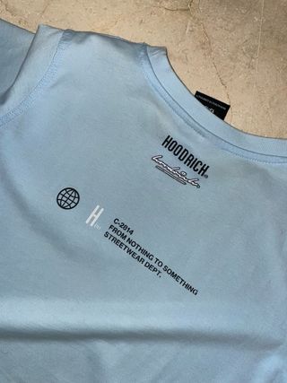 Camiseta Hoodrich Celeste Original