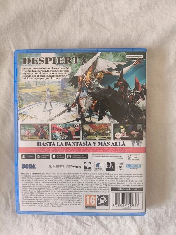 Metaphor: ReFantazio PS5 Atlus RPG