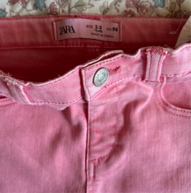 Vaquero rosa campana niña