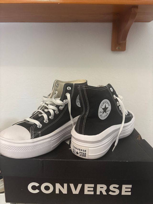 Converse All Star Plataforma Negras