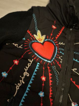 Giubbotto Desigual ragazza con cuore