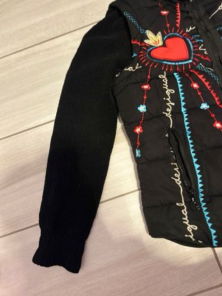 Giubbotto Desigual ragazza con cuore
