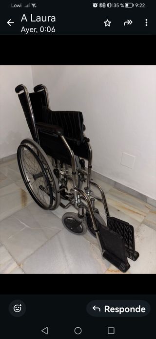 Sedia a rotelle in buone condizioni