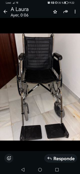 Sedia a rotelle in buone condizioni