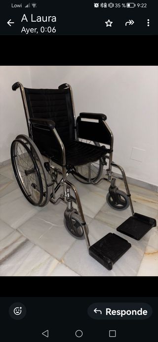 Sedia a rotelle in buone condizioni