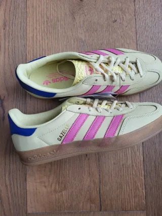 Scarpe Adidas Gazelle donna rosa/giallo