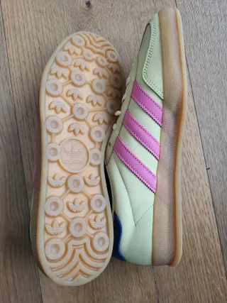 Scarpe Adidas Gazelle donna rosa/giallo