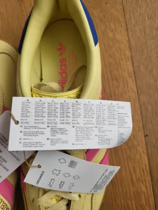 Scarpe Adidas Gazelle donna rosa/giallo