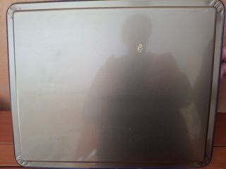 Vassoio Natale Babbo Natale Renne Metallo