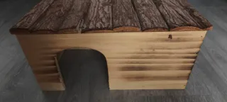 Casita de madera para roedores