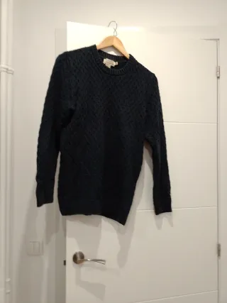 Jersey H&M azul marino hombre Talla S