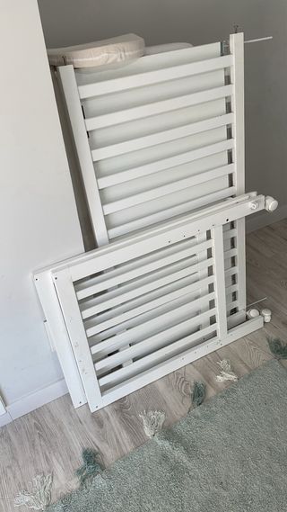 Cuna Colecho Madera Blanca + colchón