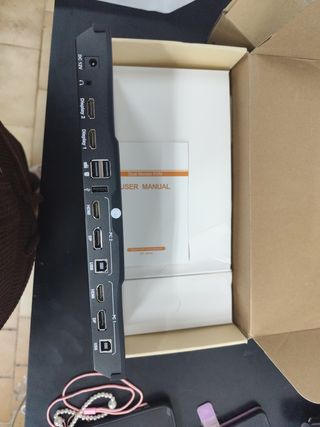 TESmart Dual Monitor KVM DP HDMI 4K