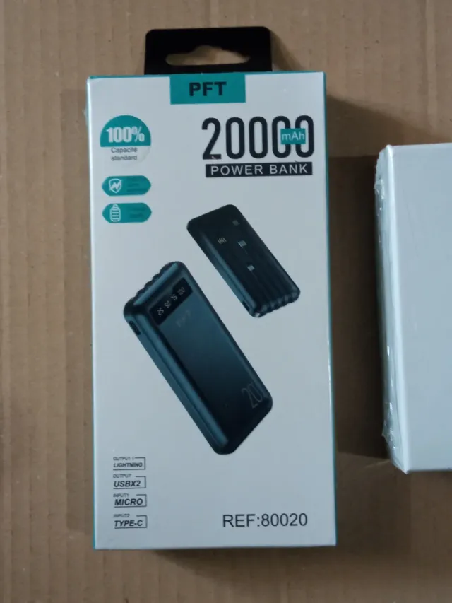 Power Bank 20000mAh + Auricolari Bluetooth