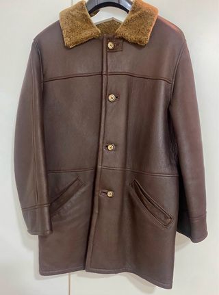 Abrigo Piel Cordero Doble Faz Alta Calidad