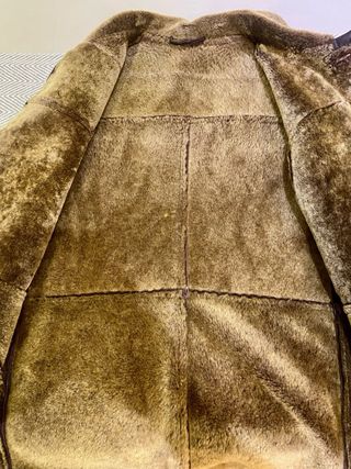 Abrigo Piel Cordero Doble Faz Alta Calidad