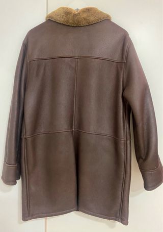Abrigo Piel Cordero Doble Faz Alta Calidad