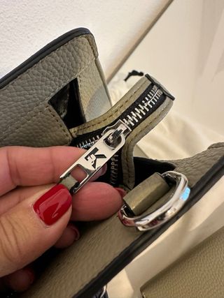 Bolso y cartera Karl Lagerfeld beige/gris