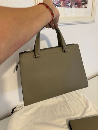 Bolso y cartera Karl Lagerfeld beige/gris