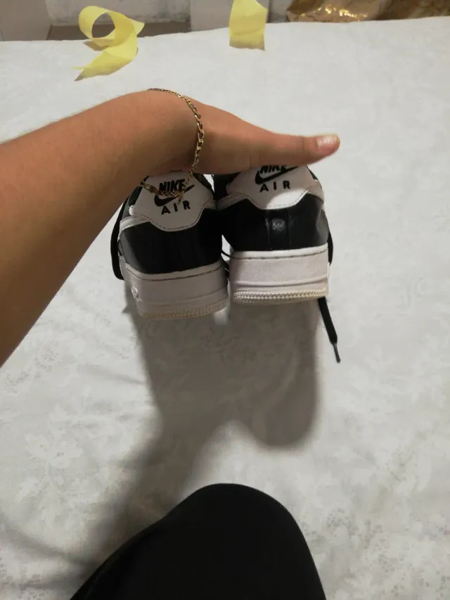 Zapatillas Nike Air Force 1 Negras Blancas