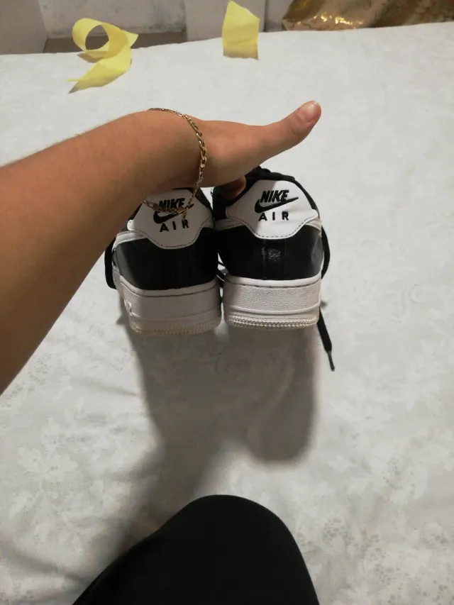 Zapatillas Nike Air Force 1 Negras Blancas