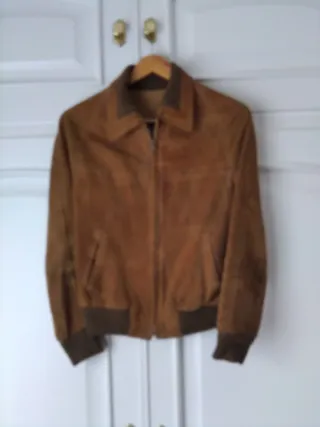 Cazadora ante marrón Talla M