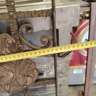 Reja de hierro forjado antigua